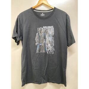 Black ASSASSIN'S CREED SYNDICATE Rare Print Black T-Shirt Men's Large 42"-44"